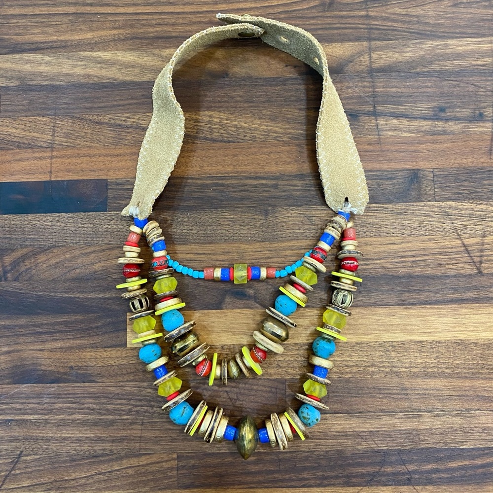 Twine and Twig multicolored beaded necklace - NWOT